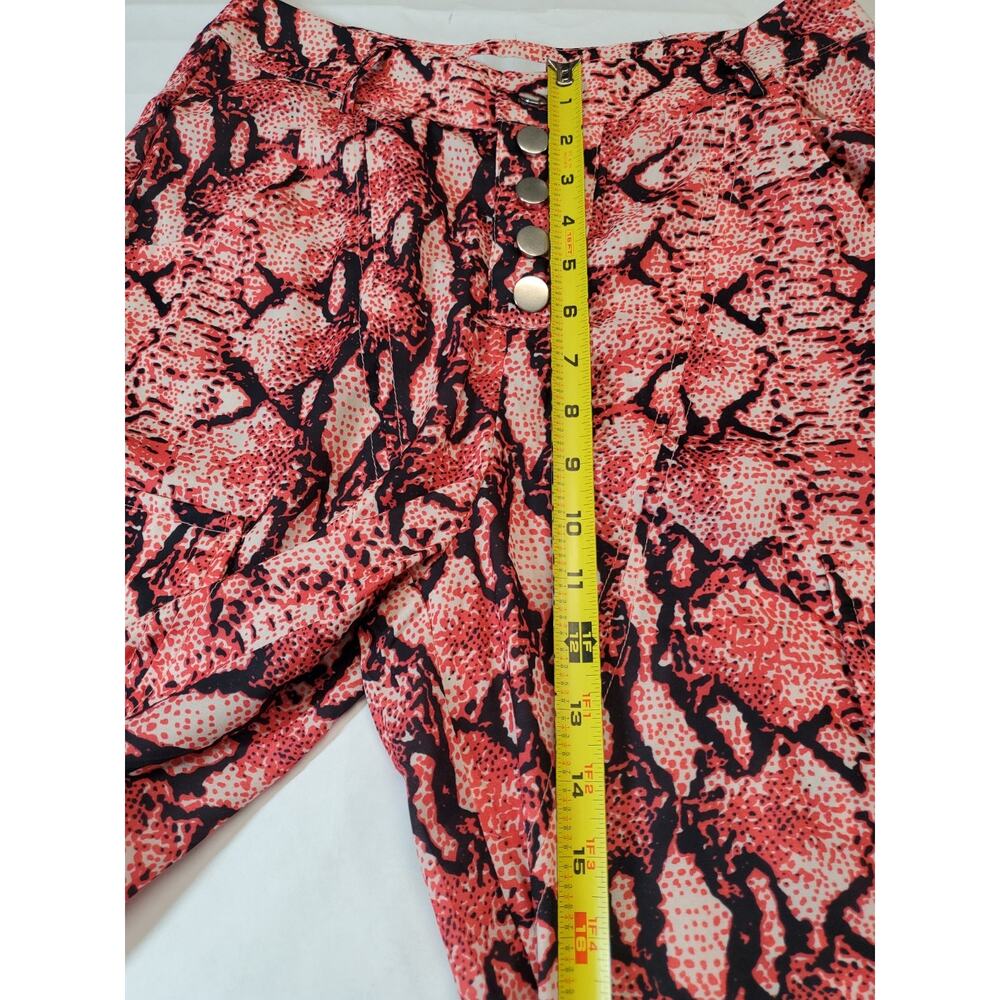 Lioness REVOLVE Womens Small Jogger Cypress Pants‎ Cargo Pockets RED Python - Picture 9 of 11